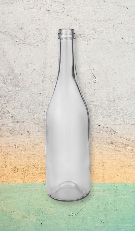 750 ML BURGUNDY WINE CORK NECK