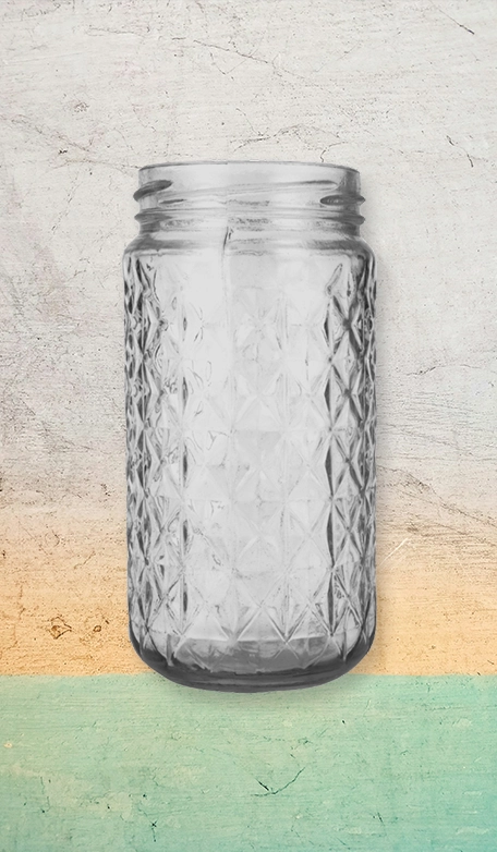 370 ML DIAMOND JAR